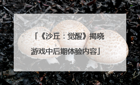 《沙丘：觉醒》揭晓游戏中后期体验内容