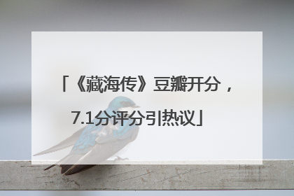 《藏海传》豆瓣开分，7.1分评分引热议