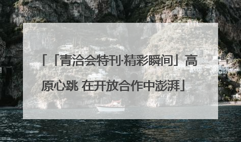 「青洽会特刊·精彩瞬间」高原心跳 在开放合作中澎湃