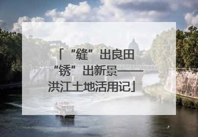 “缝”出良田 “锈”出新景——洪江土地活用记
