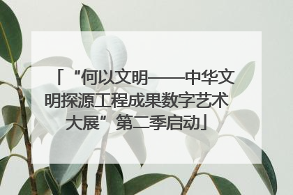 “何以文明——中华文明探源工程成果数字艺术大展”第二季启动