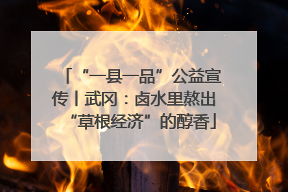 “一县一品”公益宣传丨武冈：卤水里熬出“草根经济”的醇香