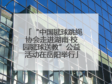 “中国毽球跳绳协会走进湖南·校园毽球送教”公益活动在岳阳举行