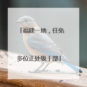 福建一地，任免多位正处级干部