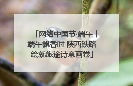 网络中国节·端午丨端午飘香时 陕西铁路绘就旅途诗意画卷