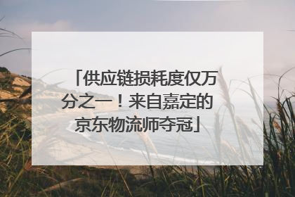 供应链损耗度仅万分之一！来自嘉定的京东物流师夺冠