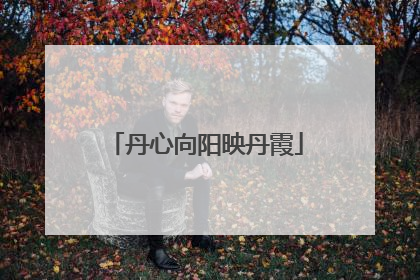 丹心向阳映丹霞
