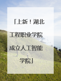 上新！湖北工程职业学院成立人工智能学院