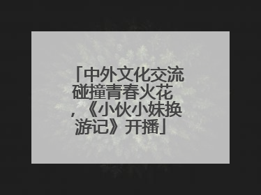 中外文化交流 碰撞青春火花，《小伙小妹换游记》开播