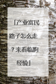 产业富民路子怎么走？来看临朐经验