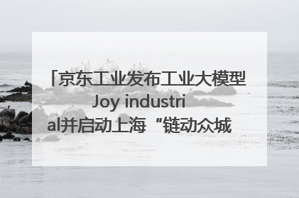 京东工业发布工业大模型Joy industrial并启动上海“链动众城 万亿降本”计划