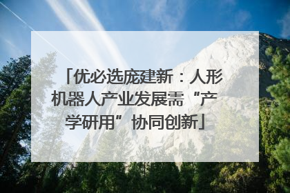 优必选庞建新：人形机器人产业发展需“产学研用”协同创新