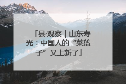 县·观察｜山东寿光：中国人的“菜篮子”又上新了