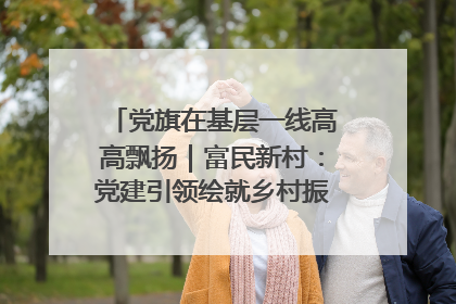 党旗在基层一线高高飘扬｜富民新村：党建引领绘就乡村振兴美丽画卷