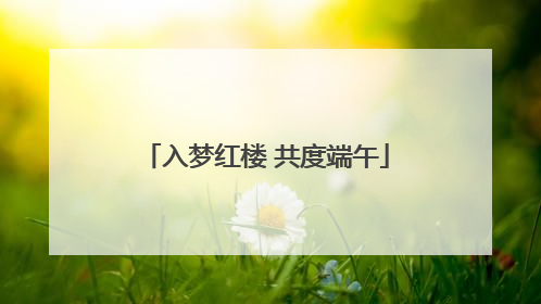 入梦红楼 共度端午