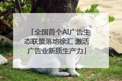 全国首个AI广告生态联盟落地徐汇 激活广告业新质生产力