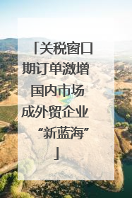 关税窗口期订单激增 国内市场成外贸企业“新蓝海”