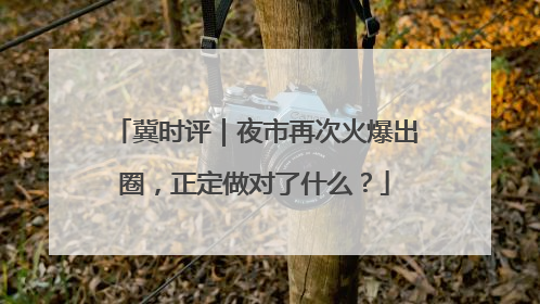 冀时评｜夜市再次火爆出圈，正定做对了什么？