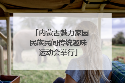 内蒙古魅力家园民族民间传统趣味运动会举行
