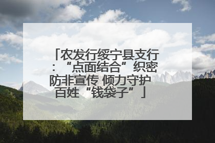 农发行绥宁县支行：“点面结合”织密防非宣传 倾力守护百姓“钱袋子”