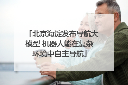 北京海淀发布导航大模型 机器人能在复杂环境中自主导航