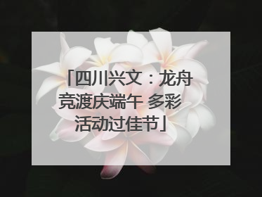 四川兴文：龙舟竞渡庆端午 多彩活动过佳节