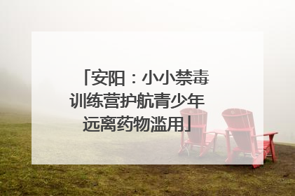 安阳：小小禁毒训练营护航青少年远离药物滥用