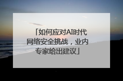 如何应对AI时代网络安全挑战，业内专家给出建议