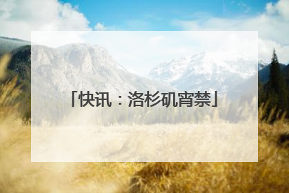 快讯：洛杉矶宵禁