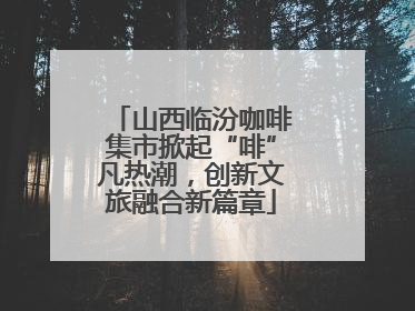 山西临汾咖啡集市掀起“啡”凡热潮，创新文旅融合新篇章