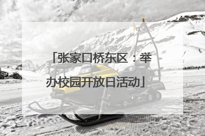 张家口桥东区：举办校园开放日活动