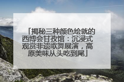 揭秘三种颜色绘就的西博会甘孜馆：沉浸式观赏非遗歌舞展演，高原美味从头吃到尾