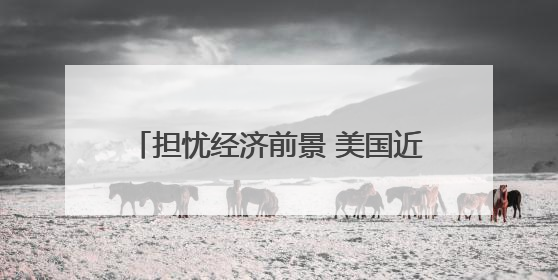 担忧经济前景 美国近八成民众改变消费习惯