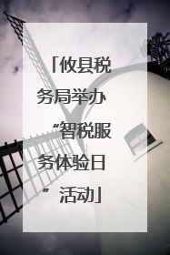攸县税务局举办“智税服务体验日”活动