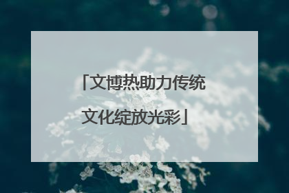 文博热助力传统文化绽放光彩