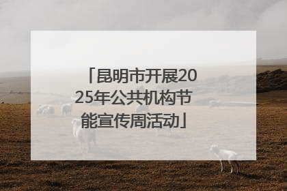 昆明市开展2025年公共机构节能宣传周活动