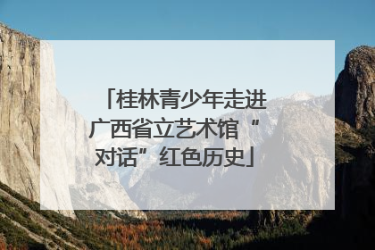 桂林青少年走进广西省立艺术馆“对话”红色历史