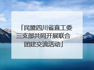 民盟四川省直工委三支部共同开展联合团建交流活动