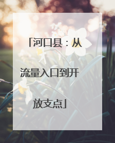 河口县：从流量入口到开放支点