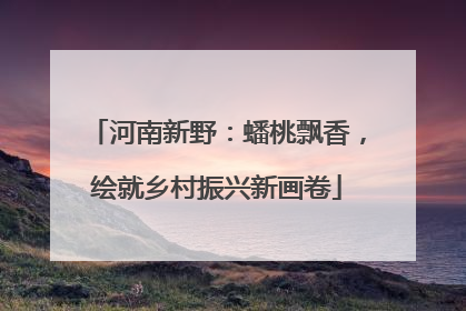 河南新野：蟠桃飘香，绘就乡村振兴新画卷