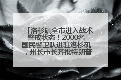 洛杉矶全市进入战术警戒状态！2000名国民警卫队进驻洛杉矶，州长市长齐批特朗普“制造混乱”