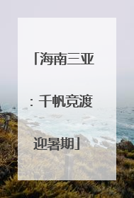 海南三亚：千帆竞渡迎暑期