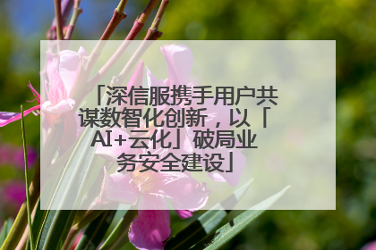 深信服携手用户共谋数智化创新，以「AI+云化」破局业务安全建设