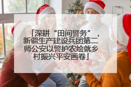深耕“田间警务”，新疆生产建设兵团第二师公安以警护农绘就乡村振兴平安画卷