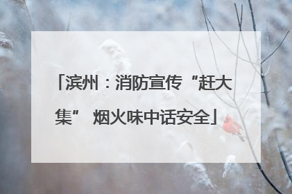 滨州：消防宣传“赶大集” 烟火味中话安全