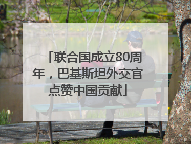 联合国成立80周年，巴基斯坦外交官点赞中国贡献