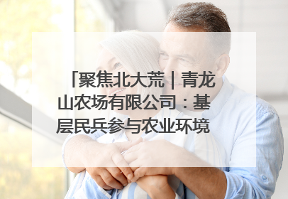 聚焦北大荒｜青龙山农场有限公司：基层民兵参与农业环境综合治理显效