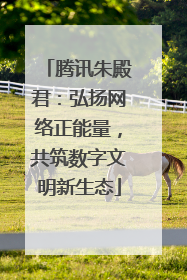 腾讯朱殿君：弘扬网络正能量，共筑数字文明新生态