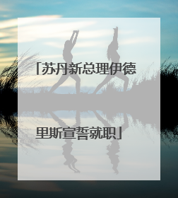 苏丹新总理伊德里斯宣誓就职