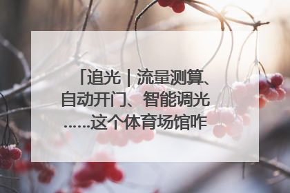 追光｜流量测算、自动开门、智能调光……这个体育场馆咋这么先进？